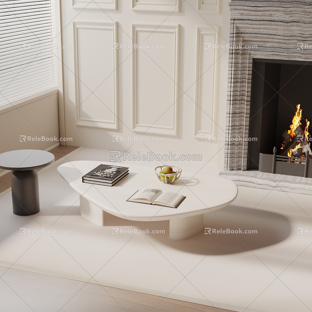 Modern coffee table model