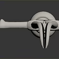 Silver Metal Clamp Tool With Handle Jaws And Knob For Gripping Objects
