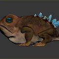 Lizard Anime Lizard Cartoon Lizard Reptile Cold Blooded Animal Reptile 3d model
