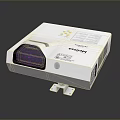 Toshiba White Projector Mounted On Stand For Home Theater And Office Use
