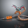 Modern Robot Arm Robot Arm Mechanical Arm Robot Arm Robot Head 3d model
