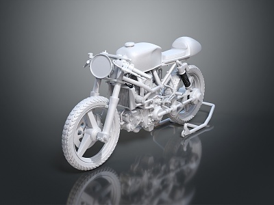 Motorcycle two-wheeled motorcycle off-road motorcycle road race motorcycle motor vehicle transport 3d model