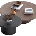Middle ancient style coffee table combination 3d model