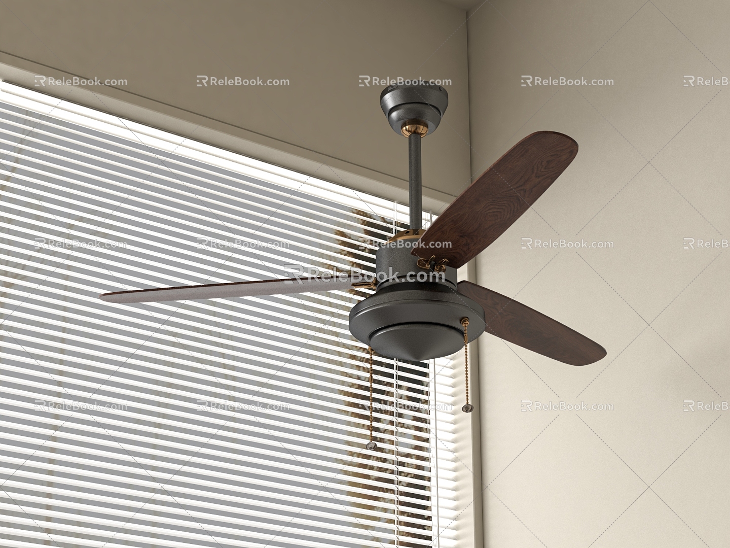 Modern ceiling fan light electric fan light ceiling fan electric fan 3d model