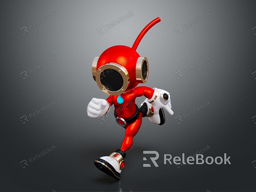 Robot Robot Assistant Small Robot Robot Butler Robot Butler Figure Game Figure model