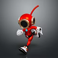 Robot Assistant Small Robot Butler Robot Butler Figure Game Figure 3d model
