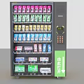 Modern Commercial Vending Machine With Various Packaged Products And Automatic Dispensing Function 3d model