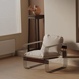 modern leisure chair 3d model