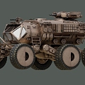 Combat Vehicle Armored Vehicle 3d model