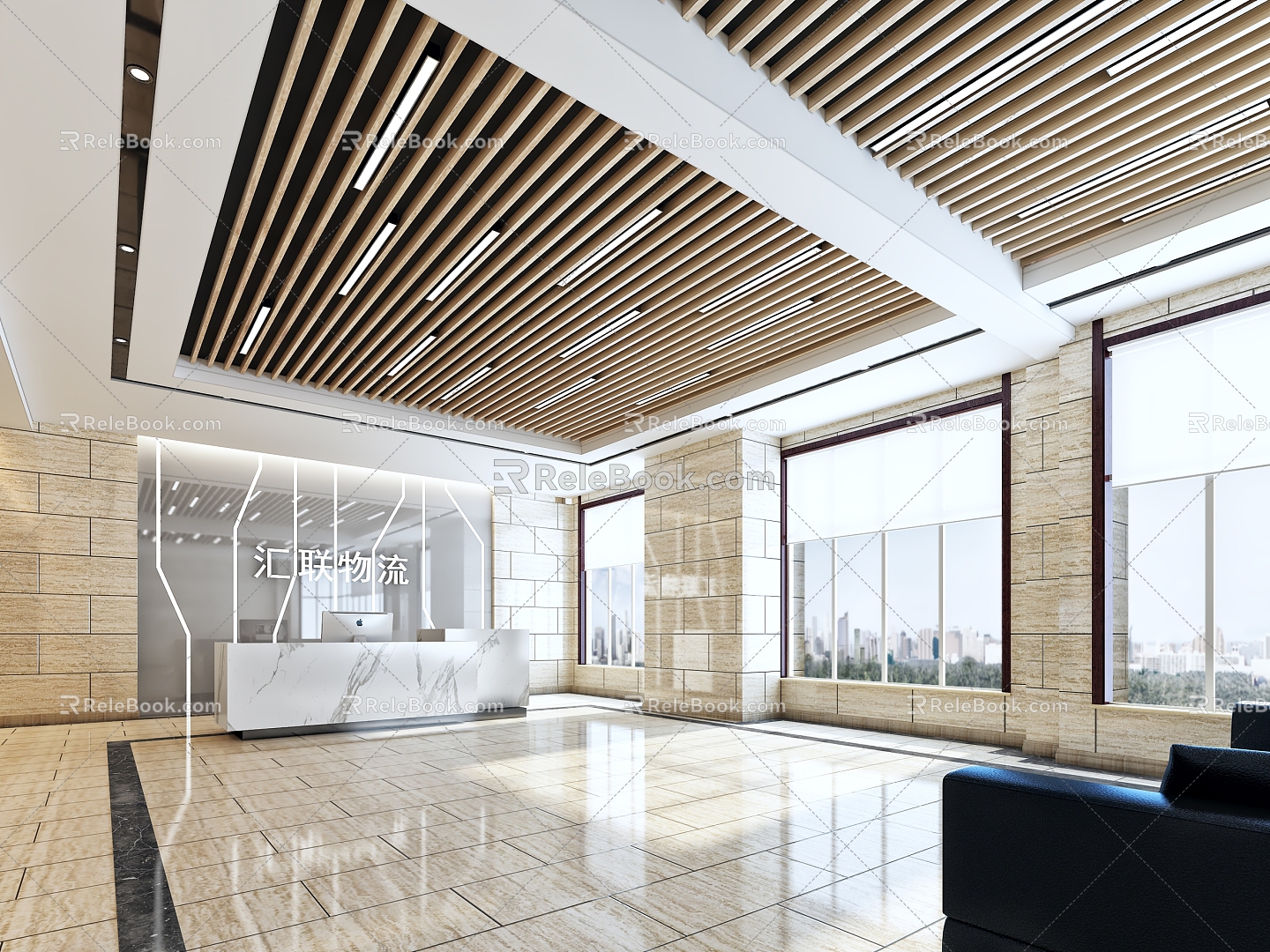 Other Mix Company Lobby Lobby Corridor 3d model