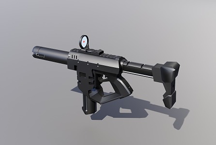 Sci-fi Gun 3d model