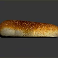 Golden Brown Sesame Seed Bagel With Crispy Surface And Fresh Texture