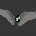 Decorative Wall Decor With 8 Ball And Angelic Wings Art Piece