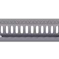 Decorative Gypsum Molding with Intricate Patterns for Interior Wall and Ceiling Decoration