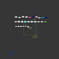 Group of People of Different Ages and Clothing Standing Together in 3D Render