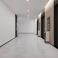 Modern School Classroom Interior With Rows Of Tables And Chairs Large Windows Ceiling Lights