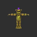 Green Bear Shaped Electric Toy With Purple Hat And Joint Design
