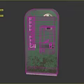 Vintage Green Coin Operated Vending Machine With Dr Pepper Logo And Rusty Surface