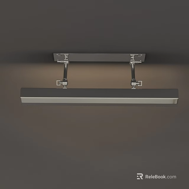 Modern Coffee Table With Sleek Metal Frame And Smooth Surface Design 3d model