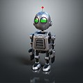 Robot Robot Assistant Small Robot Robot Butler Robot Butler Figure Game Figure 3d model