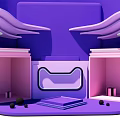 Modern Meichen e-commerce Meichen 3d model