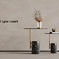 23 Coffee Table Modern Coffee Table Side Table Ornaments 3d model