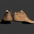 Wooden Shoe Lasts Vintage Handmade Size 31 Marked Shoe Making Tools