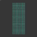 Repeating Blue Beige Geometric Pattern Decorative Component For Interior