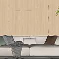 Modern sofa background wall checkered background wall stereoscopic background wall sofa background wall geometric background modeling background wall 3d model