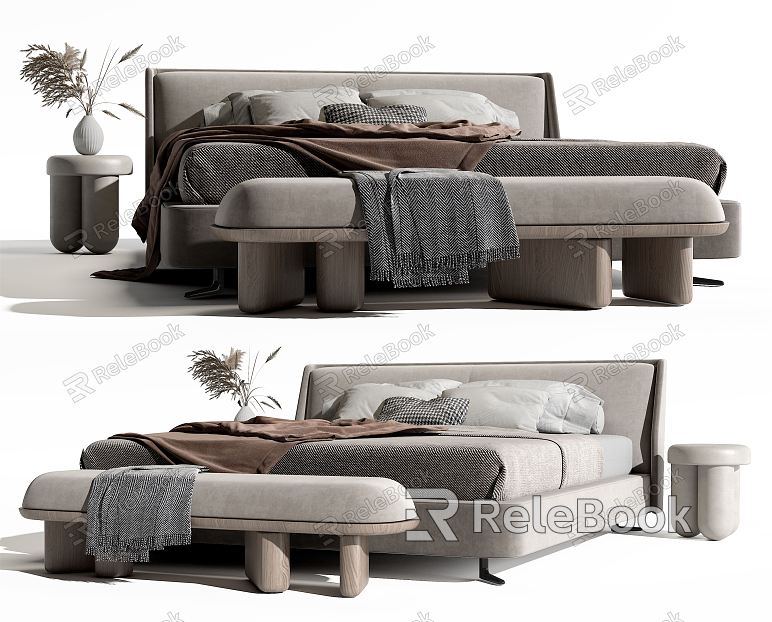 Modern Double Bed model