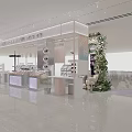 Elegance Nails Mall Store Interior With Nail Eyelash Services And Display Counters