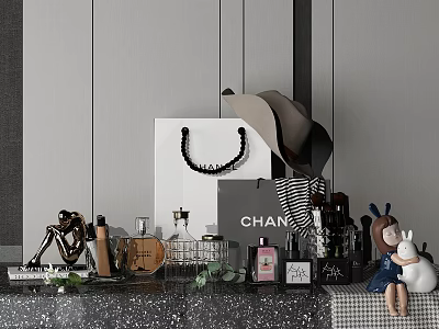 Modern Cosmetics 3d model Modern Cosmetics 3d model