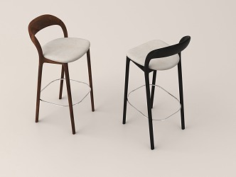 Modern Bar Chair Bar Chair Bar Stool 3d model