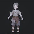 Child Boy 3d model