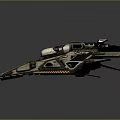 Futuristic Cosmic Spaceship Design With Advanced Aerospace Structure And Components