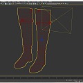 Boots Long Boots Leather Boots Over-the-Knee Boots Next Generation 3d model