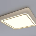 Modern LED Ceiling Lights Featuring Rectangular Round Shapes and Soft Glow 3d model