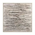 Modern Abstract Painting With Vertical Lines And Gray Black White Textured Tones