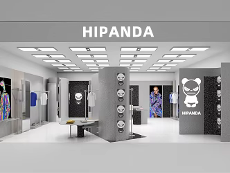 Modern Clothing Store 3d model