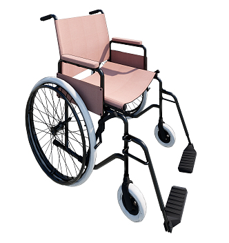 Modern Wheelchair 3d model