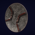 Shield America Shield Medieval Shield Low Face Number Low Model Simple Model Game Sub-era Film and Television Super Realistic High Precision 3d model