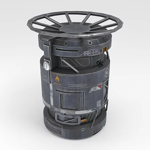 Fuel Storage Tank Fuel Barrel 3d model