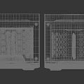 Modern White Washing Machines With Transparent Doors And Digital Control Panels