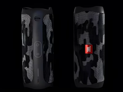 JBL Wireless Bluetooth Speakers With Camouflage Design And Portable Audio Quality 3d model