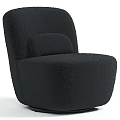 Beige Fluffy Accent Chair With Cushion And Multiple Color Options In Modern Design