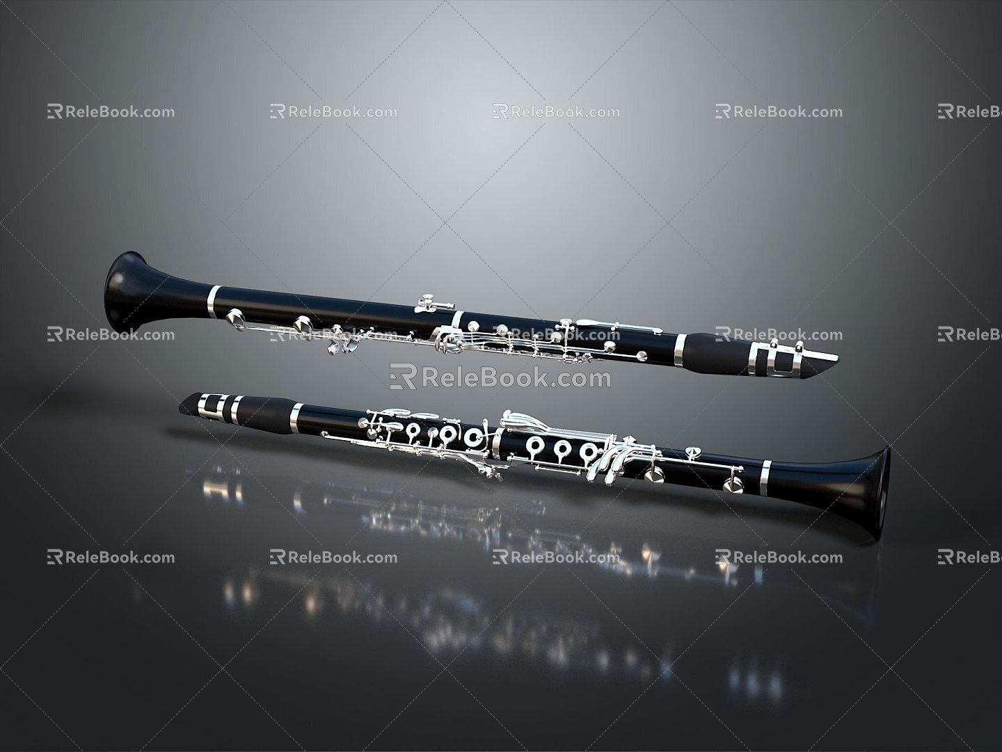 Flute bagpipe clarinet flute Xiao bamboo flute musical instrument Chinese musical instrument national musical instrument daily necessities 3d model