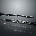 Flute bagpipe clarinet flute Xiao bamboo flute musical instrument Chinese musical instrument national musical instrument daily necessities 3d model