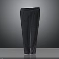 Classic Gray Plaid High Waist Straight Leg Tailored Trousers For Formal Attire