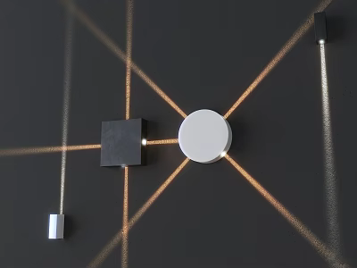 Modern wall lamp 3d model