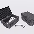 Open And Closed Durable Hardware Tools Storage Cases With Protective Foam Accessories